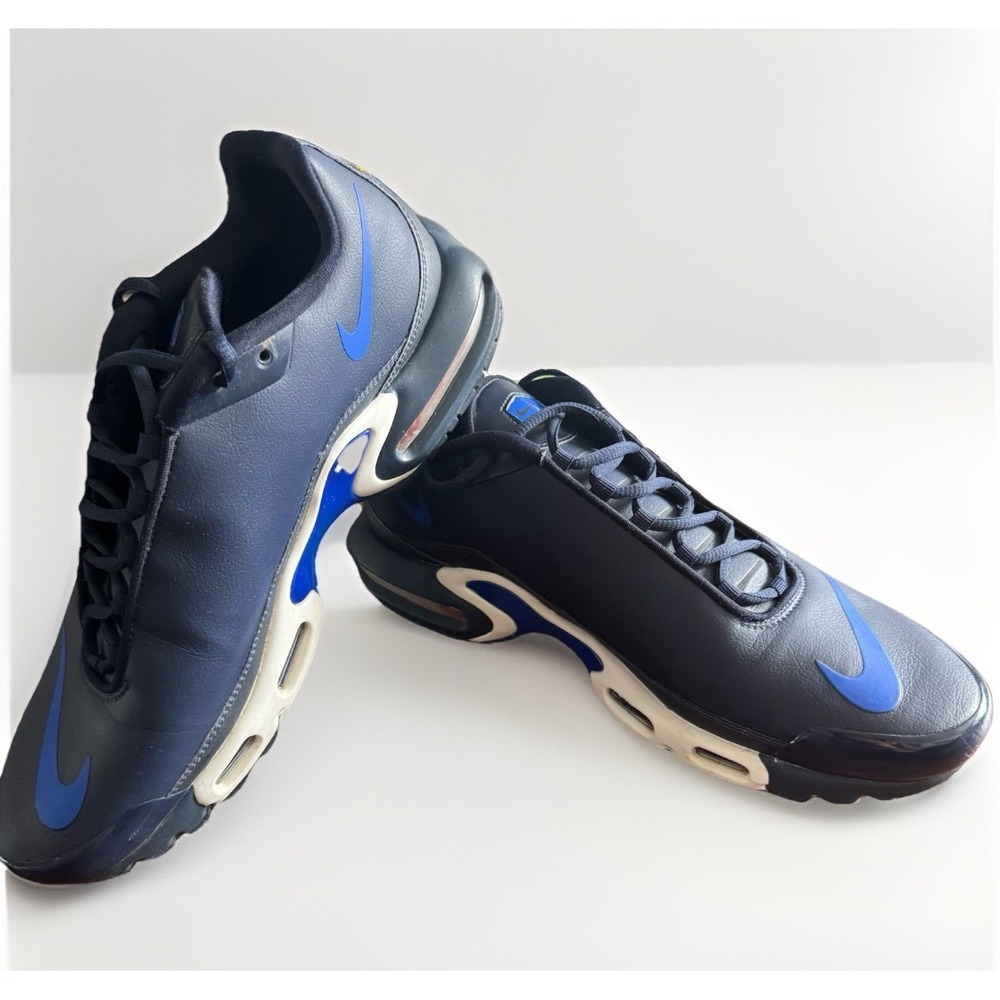 Nike Air Max Plus TN SE Sneakers in "Obsidian" Black & Blue Men's Size 12 - Picture 2 of 11